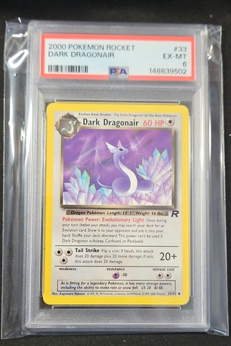Dark Dragonair (Unlimited) graded PSA 6 for sale on eBay