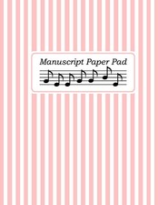 12 Staff Manuscript Paper Pad: Music writing notebook, Blank sheet music journal