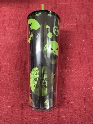 Disney The Nightmare Before Christmas Starbucks Tumbler with Straw - NEW IN HAND