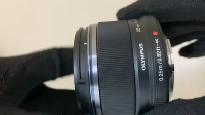 Olympus M. Zuiko DIGITAL 25mm f/1.8 Lens BLACK From JAPAN