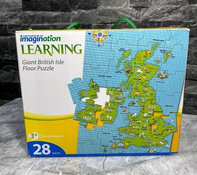 Imagination Learning riesige britische Insel Bodenpuzzle Toys R Us vollständig
