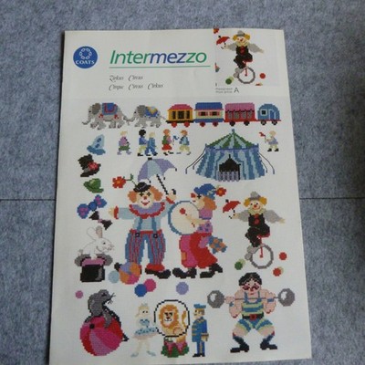 Kreuzstich Vorlagen Zirkus von Intermezzo Vorlagebogen