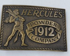 Hercules Powder Company 1912 - Special Edition Belt Buckle 1980- Made in USA