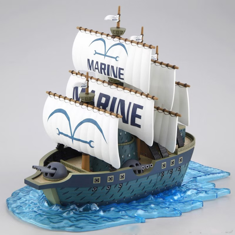 Maquette Grand Ship Marine One Piece pour décoration bureau manga
