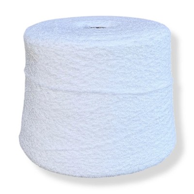 (14,45 /kg) OPTIC WHITE Boucle Garn 1100gr. kuschelig Nadelstärke 2-3