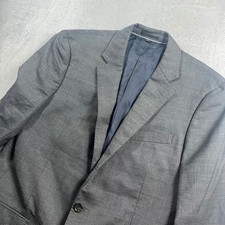 J.Crew Ludlow Slim Suit Jacket Tollegno 1900 Italian Wool Gray Blazer 40R Mens