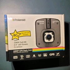 Polaroid GPS 1080P Full HD 2.5 in LED screen G sensor Dash Cam New 