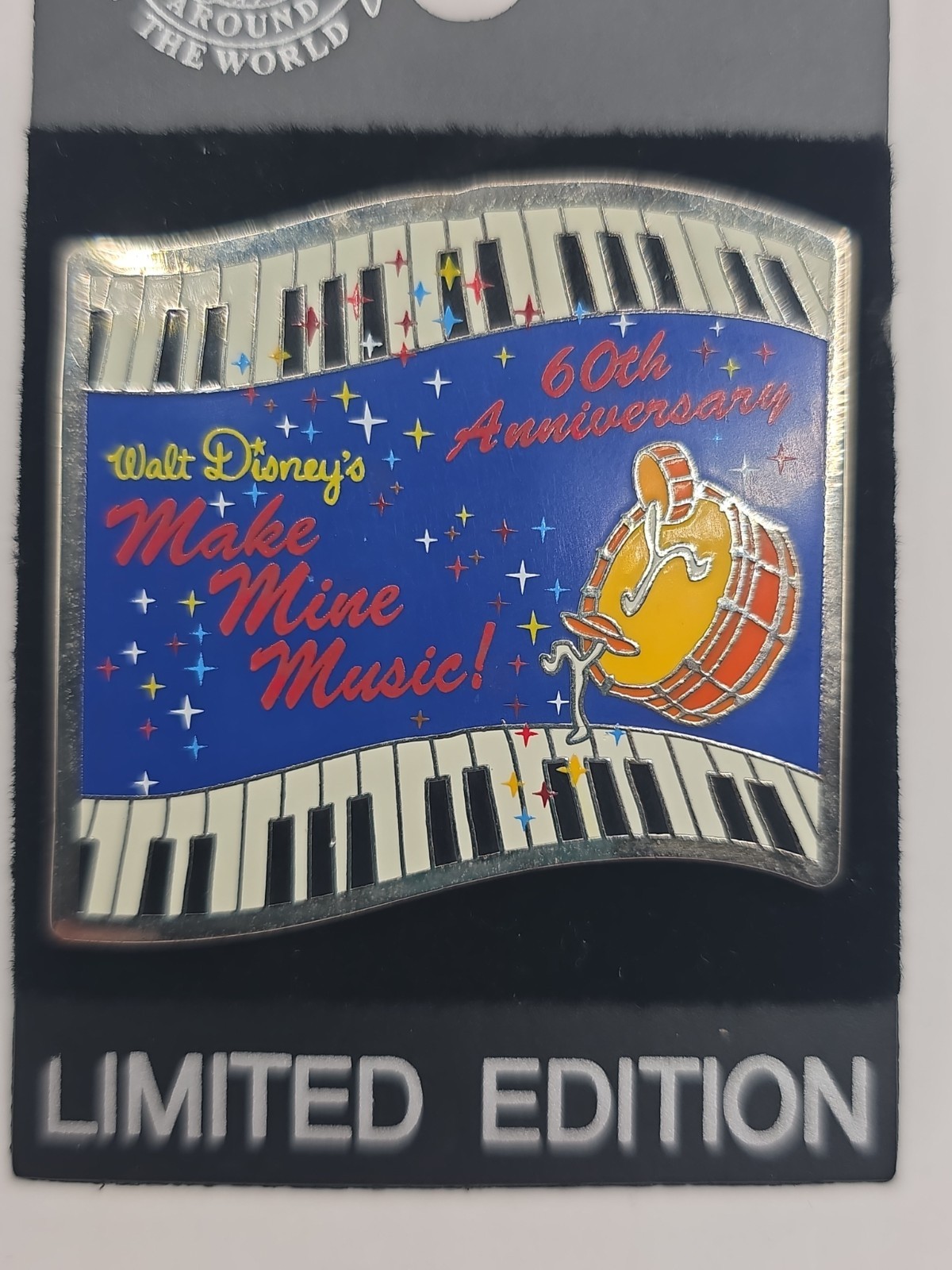 Vintage Disney Pin 2006 Make Mine Music 60th Anniversary Piano LE of 1000