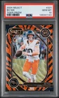 2024 Select Football Bo Nix #221 Rookie RC Club Level Tiger Stripe PSA 10