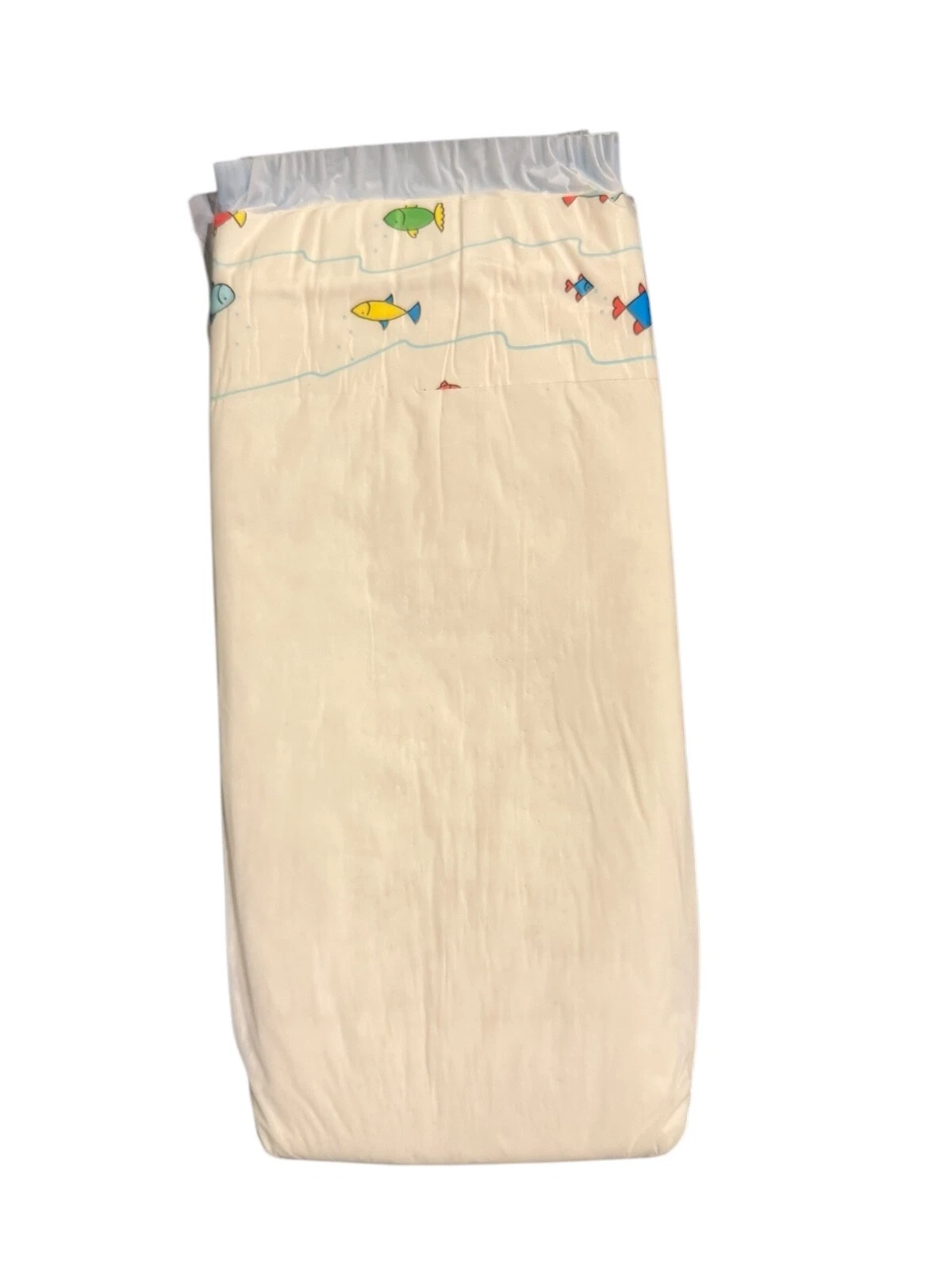Vintage Plastic Backed Baby Diaper Size Large for babies up to 42lbs (imported)
Opens in a new windo