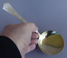 75 GRAMM - RARER JUGENDSTIL 800 SILBER SPIEGELEI HEBER