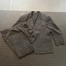 Haggar Black Label Black Suit Blazer And Pants Mens Size 48 Pants 48x29