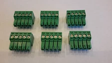 6 pcs  5 pin - 3.5mm Terminal Block Connector Crestron, Speakercraft, B&K, Nuvo