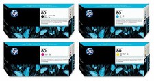Genuine HP 80 Printhead and Cleaner C4820A C4821A C4822A C4823A - No Box
