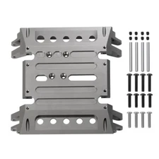 1pcs CNC Alloy Center Gear box Mount Skid Plate For 1:10 Axial Wraith RC Crawler