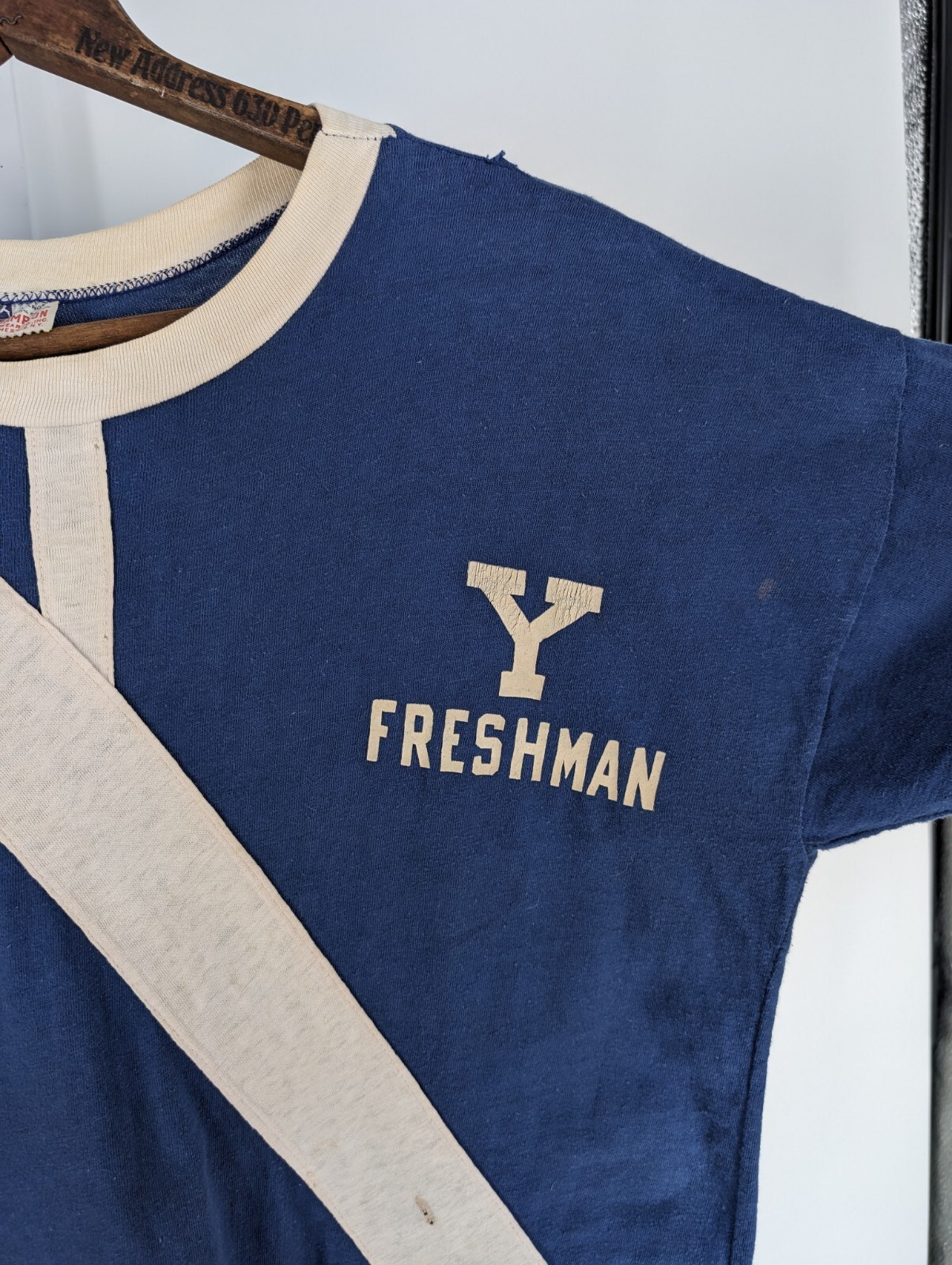 Champion 50s Yale Rowing Track Field Sash Freshman Iv… Gem