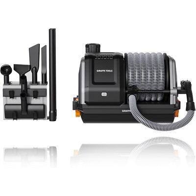 Giraffe Tools Wet and Dry Vacuum Cleaner Wall Mounted 1200W with Remote Control
