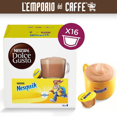 96 Capsule Nescafe Dolce Gusto Nesquik Bevanda al Latte al sapor di  Cioccolato | eBay