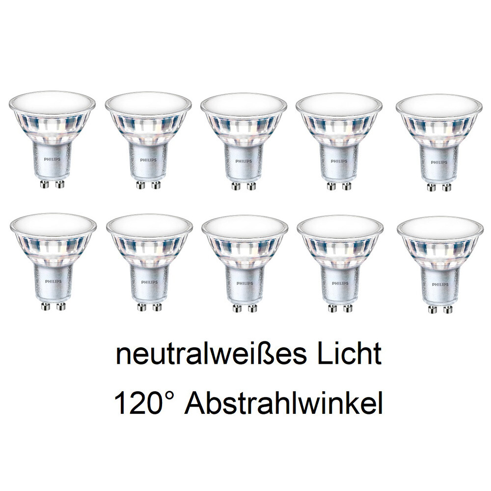 6er-Set Philips 8718696721674 LED Strahler Classic 3.8W Warmweiss GU10 36° Dimmbar