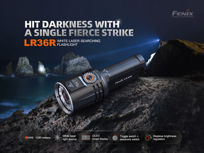 Fenix LR36R 10,000 Lumen LED and LEP Rechargeable Flashlight | eBay