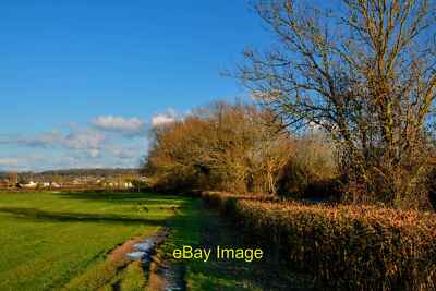 Photo 6x4 Easter Compton : Grassy Field Compton Greenfield Looking along  c2022