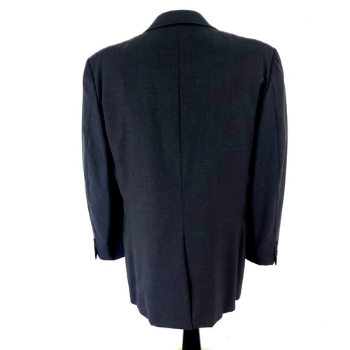 Hickey Freeman Boardroom Wool 2 Button 2 Piece Suit 40L Gray 34/31 Pleated - Picture 7 of 12