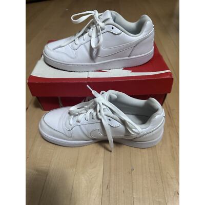 Size 9 - Nike Ebernon Low Triple White clean