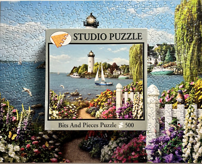 BY THE BAY - 500 PIECE PUZZLE - SIZE 16'' X 20'' -COMPLETE