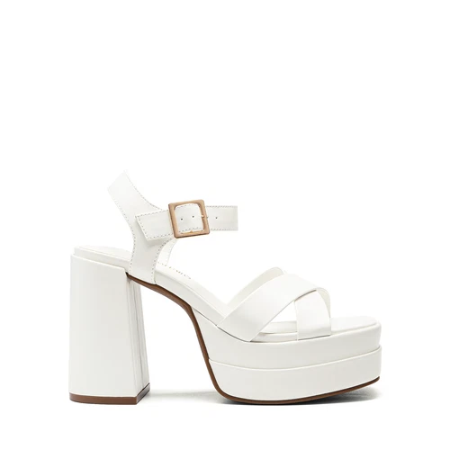 Women Heel Sandals Y2K Platform Chunky Block Ankle Strap Open Toe Party Sandals - Picture 11 of 30