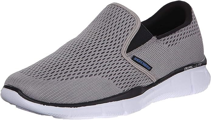 Skechers Men's Equalizer Double Play Slip On,Gray,US M