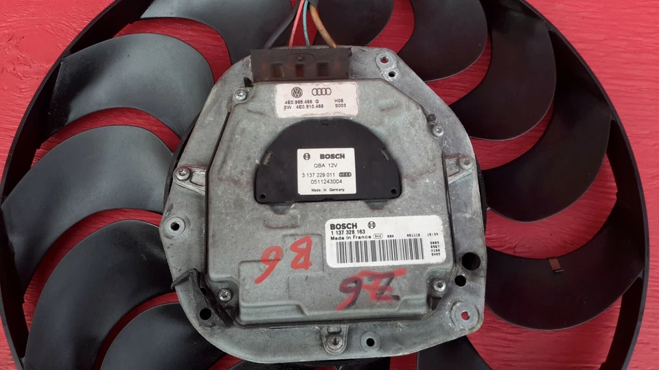 Cooling Fan Blade W/ Motor 4E0959455G Audi A8L A8 Quattro 2004-2010 OEM  - Изображение 4 из 4