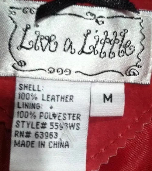 Chaqueta de gamuza LIVE A LITTLE PINK para mujer mediana Foto 2 de 4