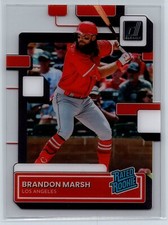 2022 Panini Chronicles Clearly Donruss Brandon Marsh Rated Rookie RC #51