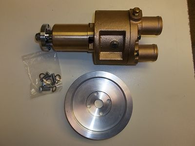 ALL METAL W/ PULLEY MERCRUISER MARINE SEA RAW WATER WATER PUMP BRAVO MERCURY V8