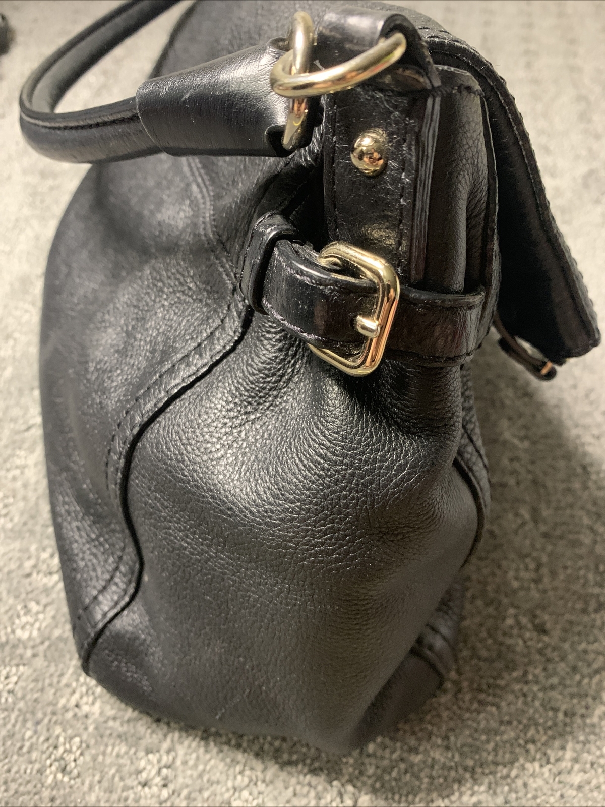 Kate Spade Pebbled leather hobo bag Gold Hardware Med… Gem