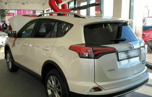 Barras laterales de techo para Toyota Rav 4 2013-2019 barras de aluminio plateadas - Imagen 4 de 10