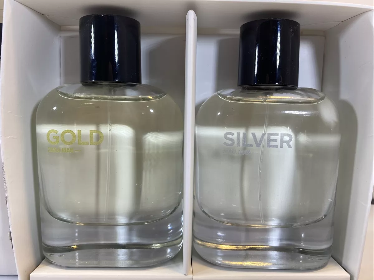 Zara man gold and silver perfume price sale
