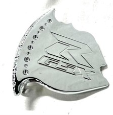 GSXR ENGRAVED CHROME RIGHT FRONT BRAKE CALIPER COVER 2009-2020 SUZUKI GSXR1000