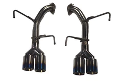 Burn Style Stainless Axle Back Muffler Exhaust for Subaru WRX & STi 15-21 SLANT