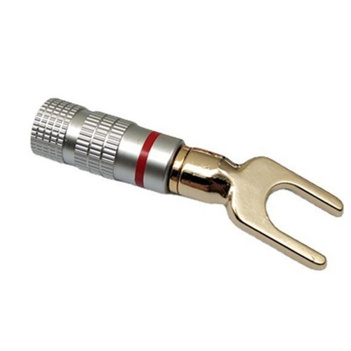 Upgrades Y Fork Connector Gold Configuration Banana Plugs for Music love - Zdjęcie 3 z 10