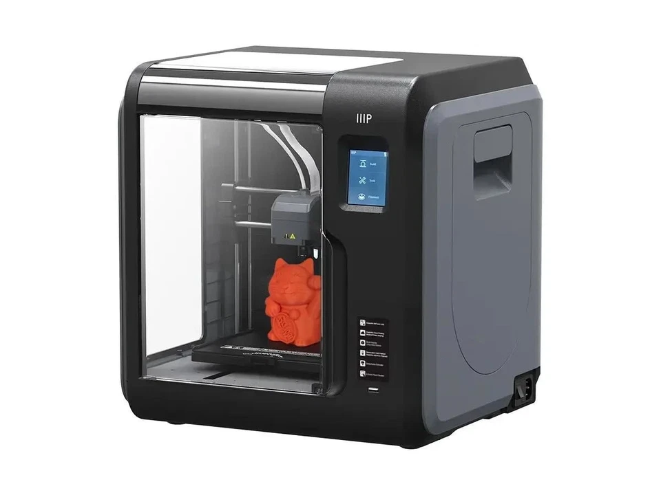 [НОВЫЙ] Monoprice MP Voxel 3D-принтер, черный, полностью закрытый, сенсорный экран, 8 ГБ - Изображение 3 из 4