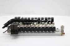 Airtac 2x: 4V130C-06 and 10x: 4V110-06 Solenoid Air Valves With Manifold