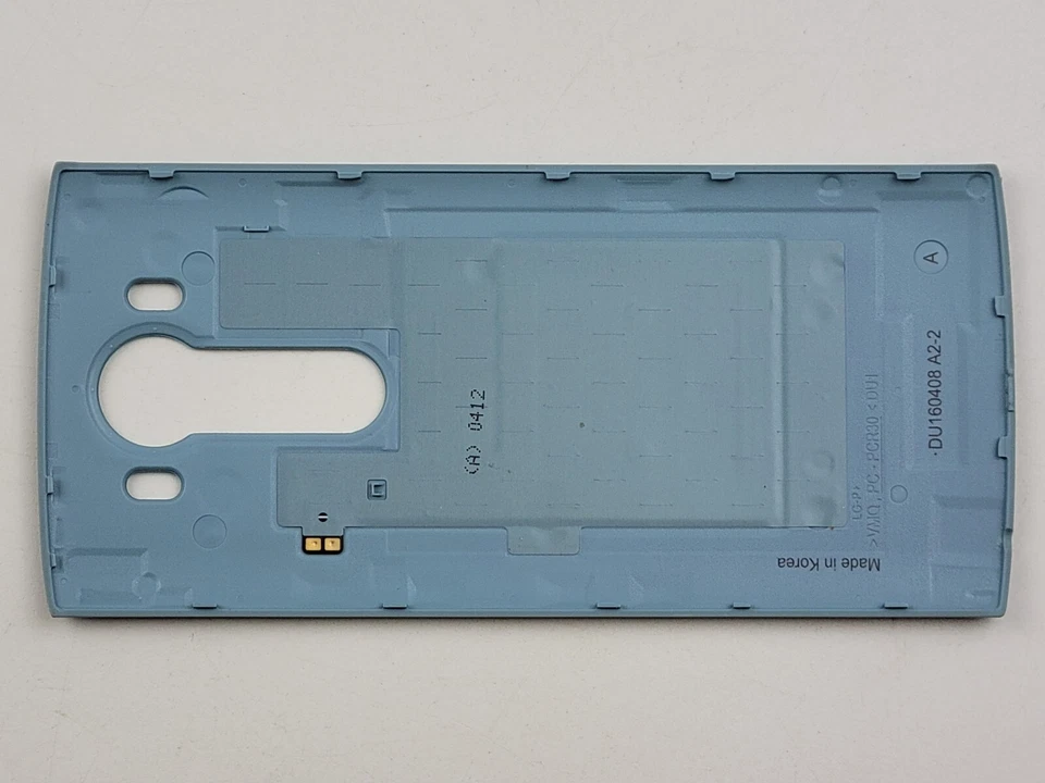 Carcasa trasera de puerta de batería azul ópalo de repuesto OEM para AT&T LG V10 H900 Foto 2 de 2