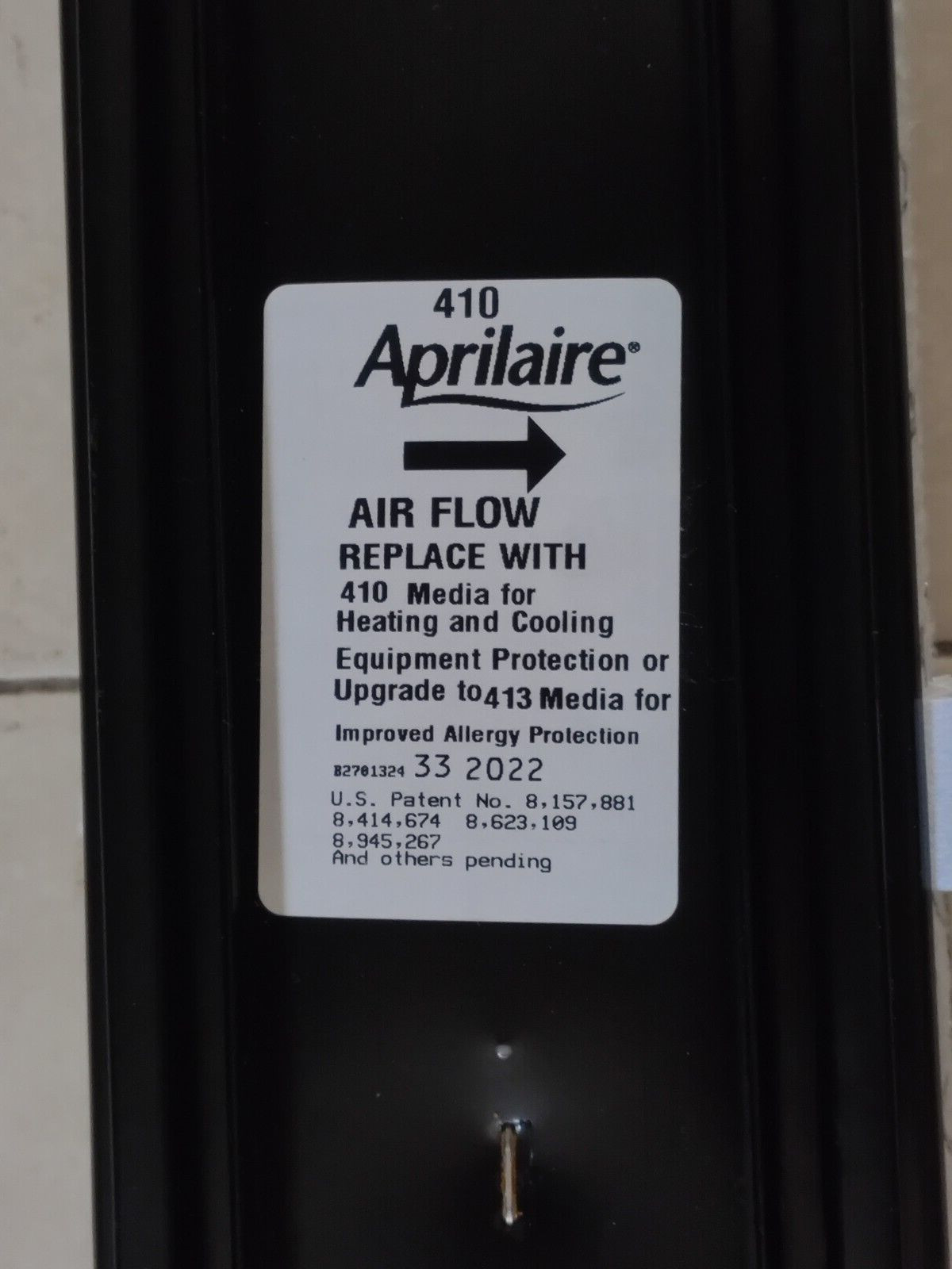 Aprilaire 410 MERV 11 Air Purifier Replacement Filter Open Box