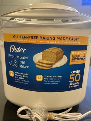 Oster CKSTBR9050 Expressbake Bread Maker - White New W/O Box And No Manual