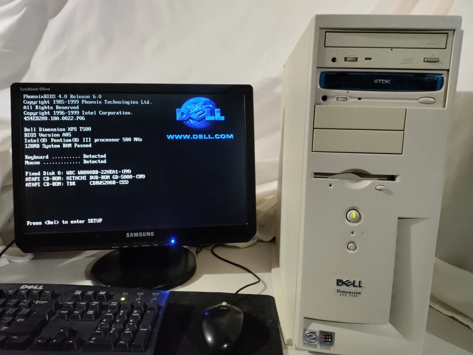 Vintage Windows 98 SE DELL XPS TRUE DOS RETRO GAMING Computer PC Yamaha + Games! - Image 3 of 4