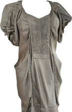 Robe Pull M+F GIRBAUD Taille 38 - Soie & Laine - Neuve Avec étiquette - Gris