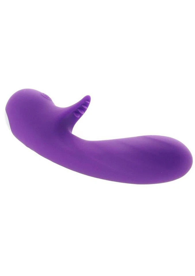 Vibrador de silicone recarregável ponto G de alcance profundo excitador - Imagem 3 de 4