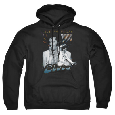 Elvis ''Live In Vegas'' Pullover Hoodie, Sweatshirt or Long Sleeve  T-Shirt