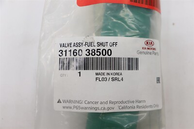 NEW OEM Fuel Shut-Off Valve 3116038500 for Kia Rio Sportage 2005